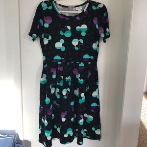 Lularoe Zip up Mickey & Minnie Mouse Print